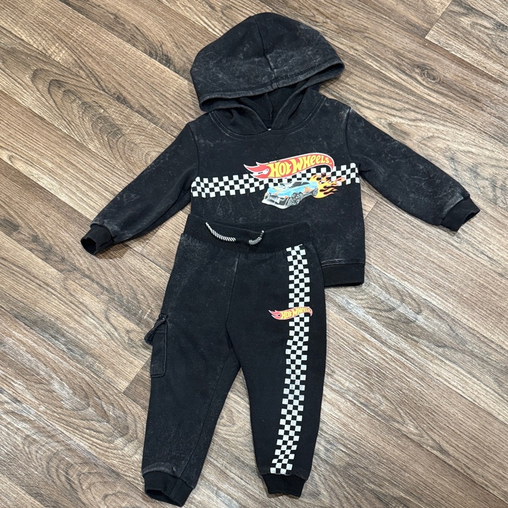 Baby Mattel Hot Wheels Black Apparel Set
